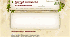 Desktop Screenshot of denverfamilycounselingservices.com