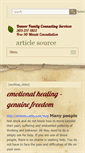 Mobile Screenshot of denverfamilycounselingservices.com