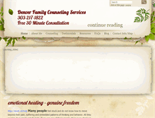 Tablet Screenshot of denverfamilycounselingservices.com